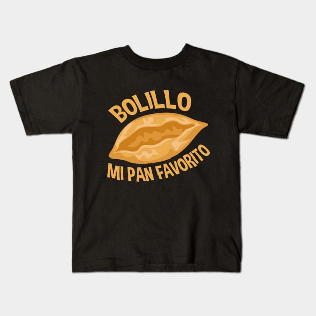 Bolillo Mi Pan Favorito Kids T-Shirt by EleganceSpace